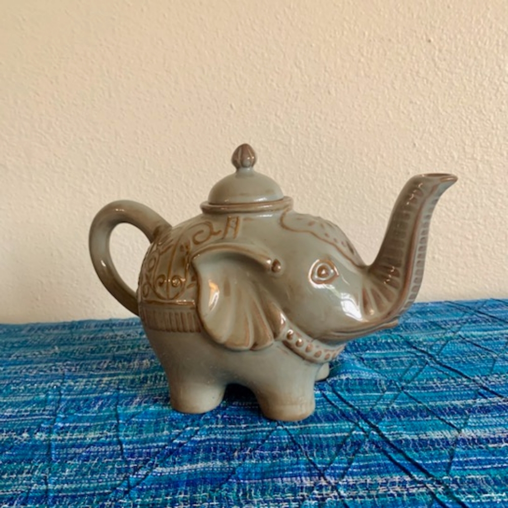 Pier One elephant teapot